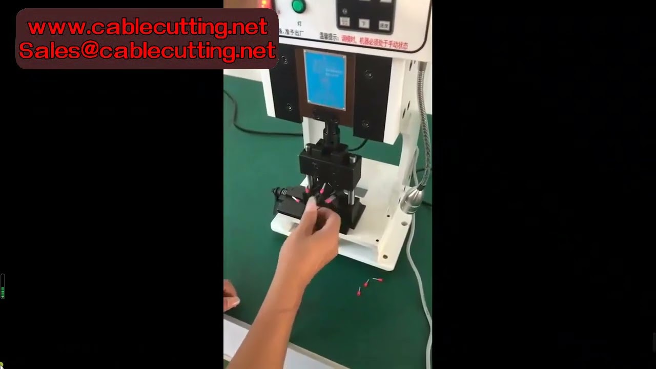 Leise 1,5t Terminal-Crimp-Maschine – Elektrischer Crimper vertikal/horizontal für Einzelkorn-Crimpen