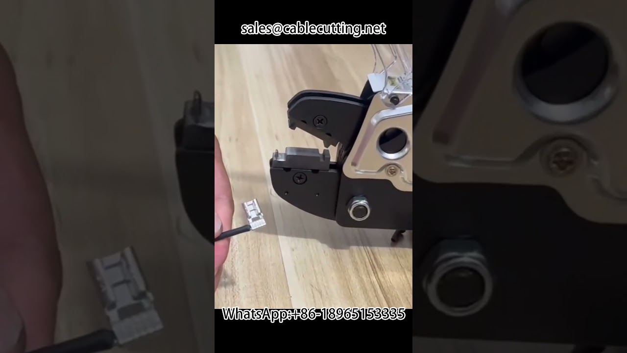 Form-Kabelschuh-Crimp-Maschine mit Sonderwerkzeugen – Präzises Crimpen für Kabelbäume und DIY
