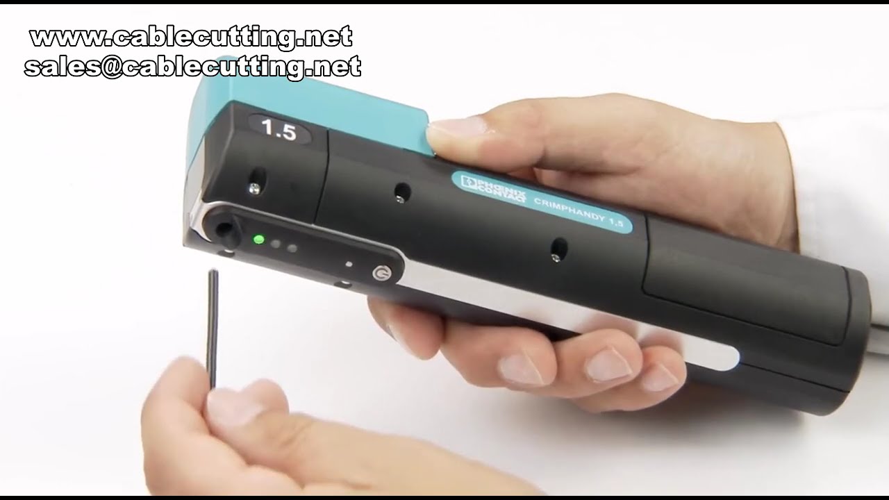 Phoenix Contact Rohrkabelschuh-Crimpmaschine: Präzision für die Automatisierung