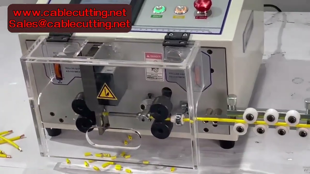 Automatische Abisoliermaschine mit Touchscreen – JES Kabelabisolier- und Schneidevorrichtung (0,1–8 mm²)