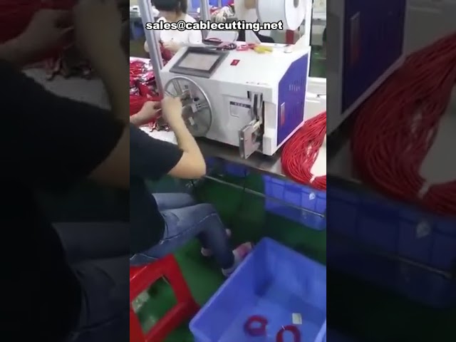 Automatische Drahtwickel- und Bindemaschine | Kabelwickelmaschine für industrielle Verpackung