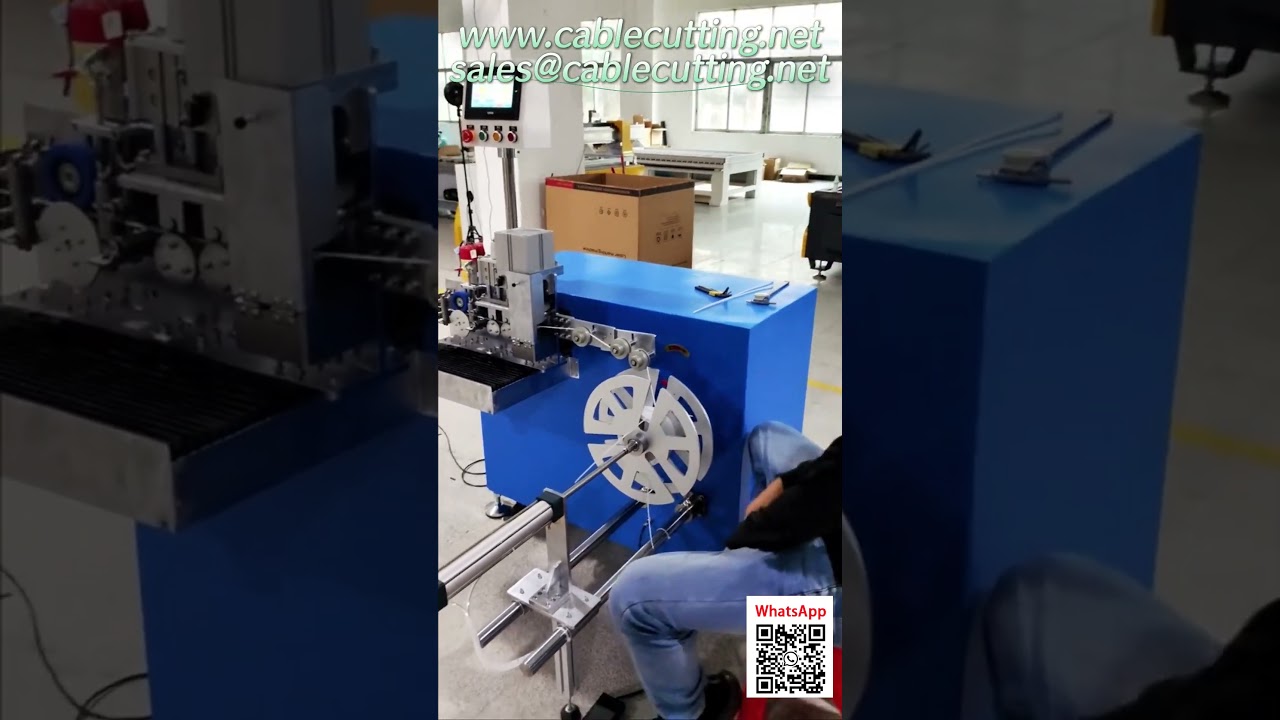 Automatischer Traversenwickler: Präzises Abmessen, sauberes Wickeln & automatischer Schnitt für Drähte von 1–15 mm