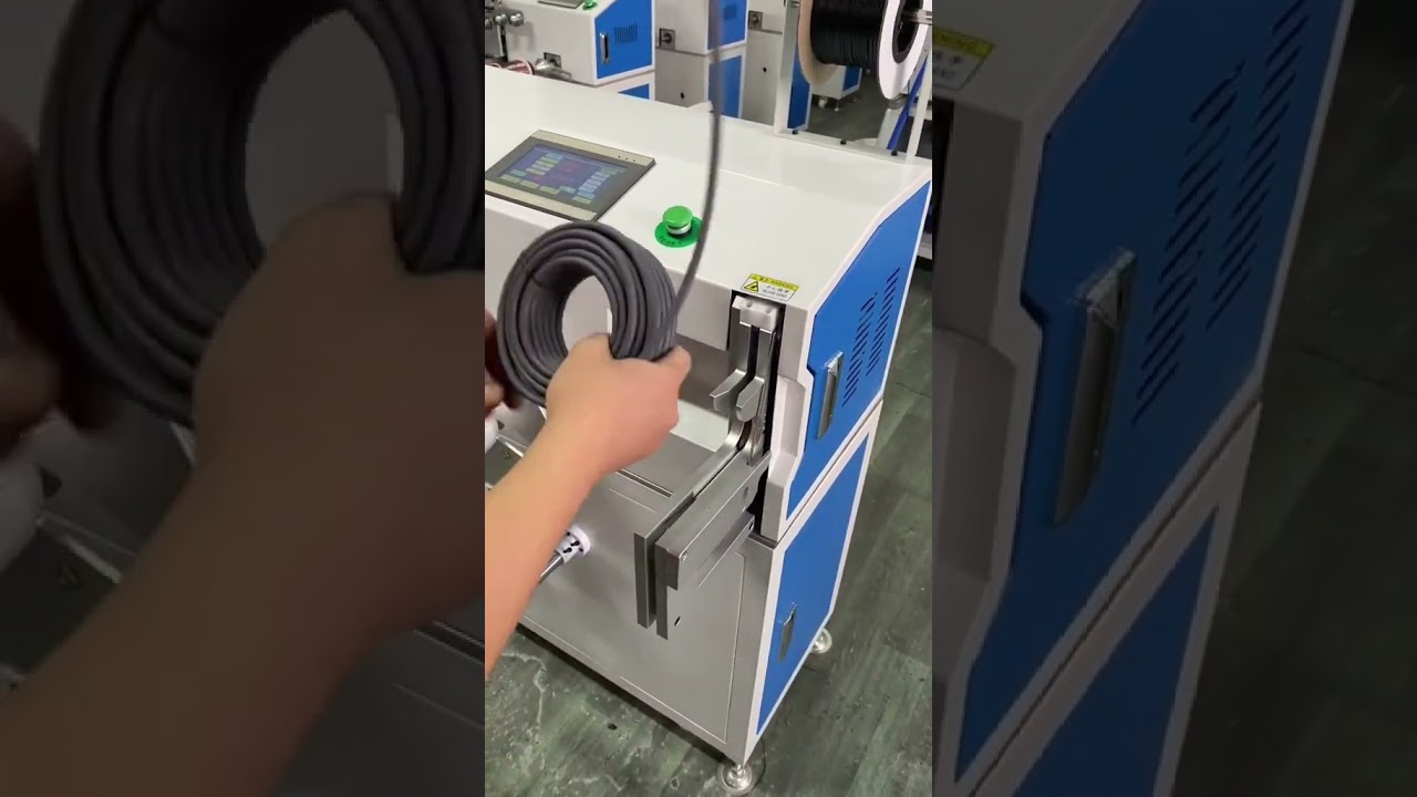 Vielseitige Drahtwickelmaschine: Messen, Schneiden, Sortieren und Binden in einer Anlage