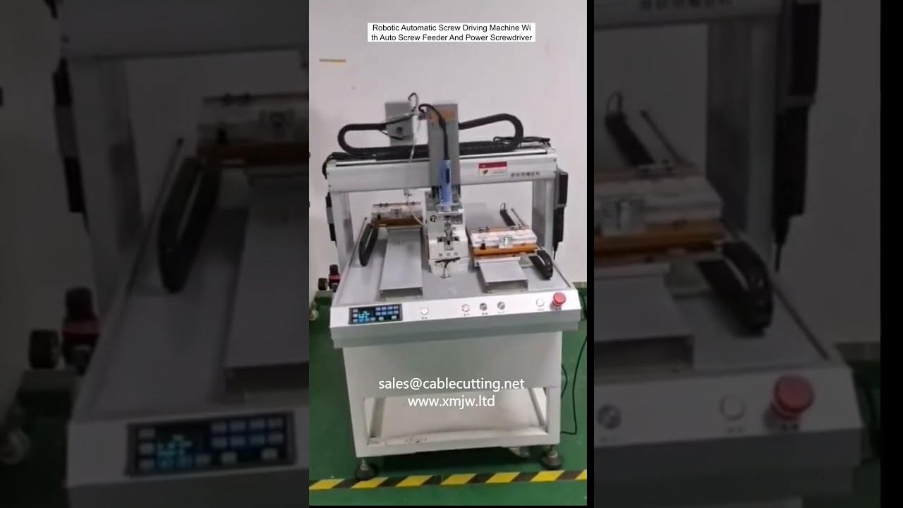 Roboter-Schraubautomat mit automatischer Schraubenzufuhr und Elektroschrauber