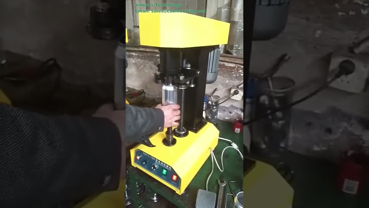 TDFJ-160 PET-Flaschen-Verschließmaschine & Dosenverschließer – Automatischer Deckelversiegeler für Dosen