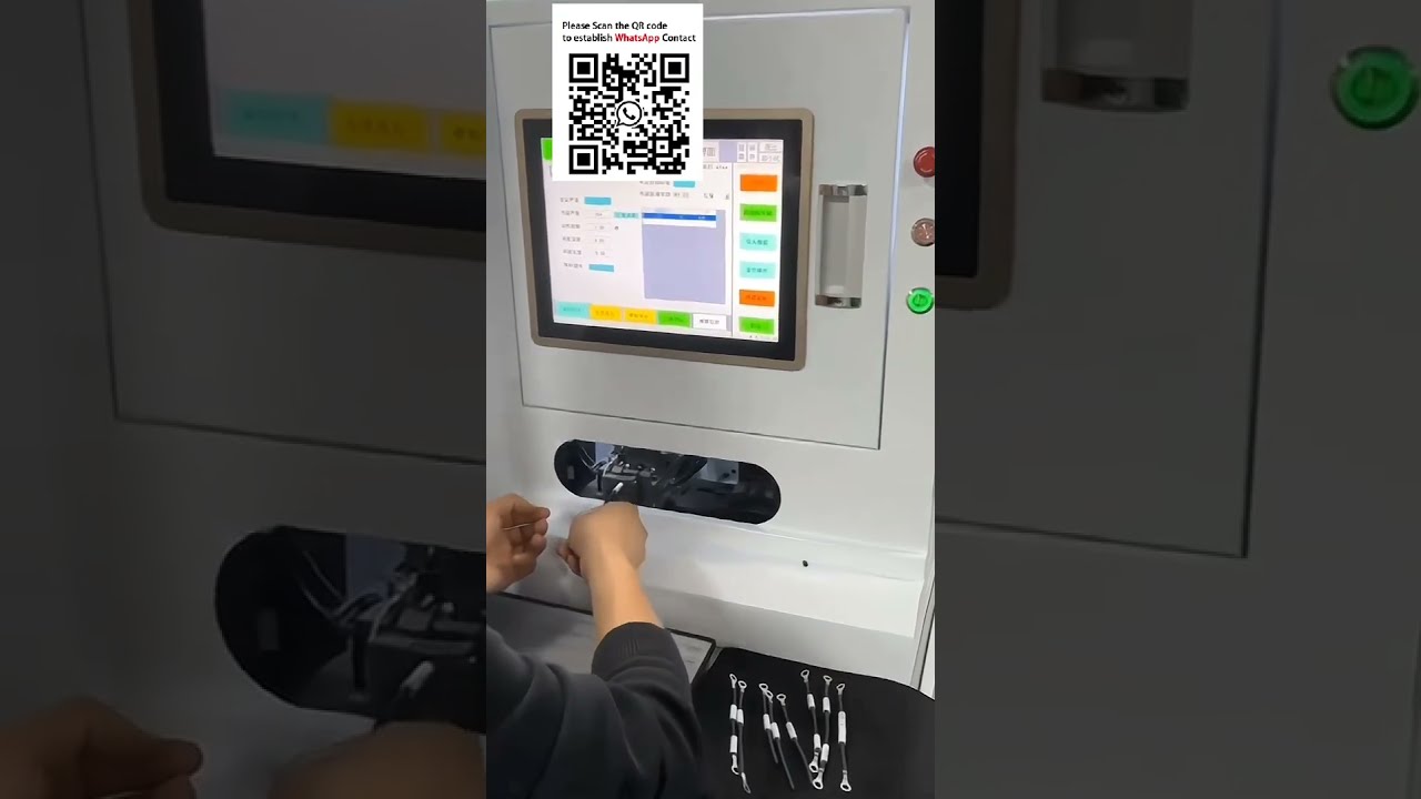 Automatische UT-Anschlussklemmen-Maschine: Abisolieren, Verdrillen, Nummernschlauch einlegen & Crimpen