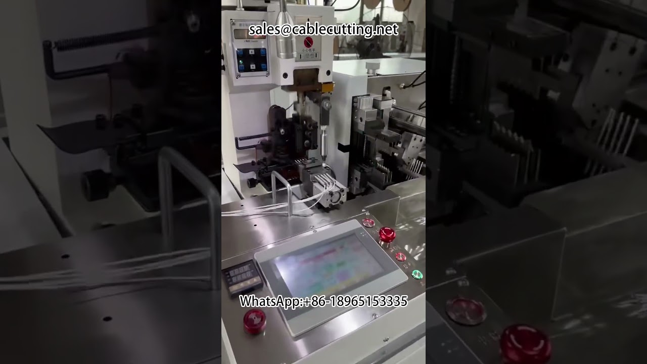 Fünf Drähte am Ende der Verzinnungsmaschine – Kabelbaumausrüstung & Anschlussklemmenmaschine