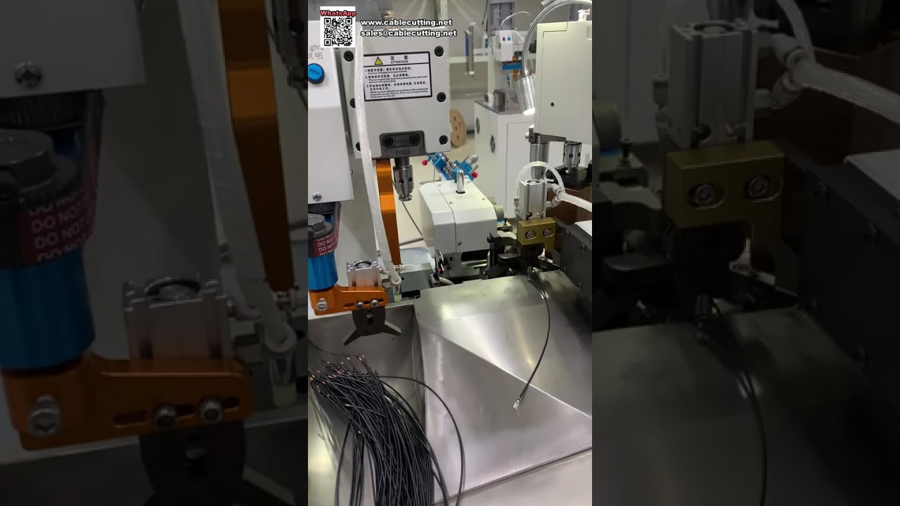 Doppelkopf-Automatik-Terminalcrimpmaschine Synchronbetrieb Hohe Präzision