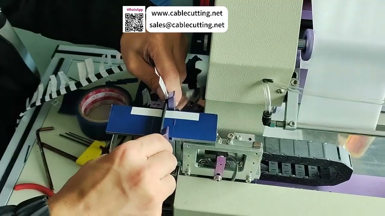 Draht-Falt-Etikettirmaschine — 3-in-1 automatische Kabelkennzeichnung