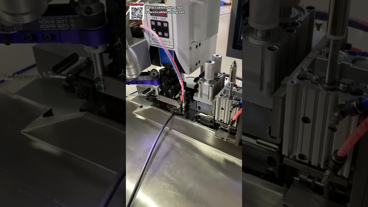 Sorgenfreie Mehrleiter-Abisoliermaschine und Crimpmaschine für perfekte Kabelbaumverarbeitung