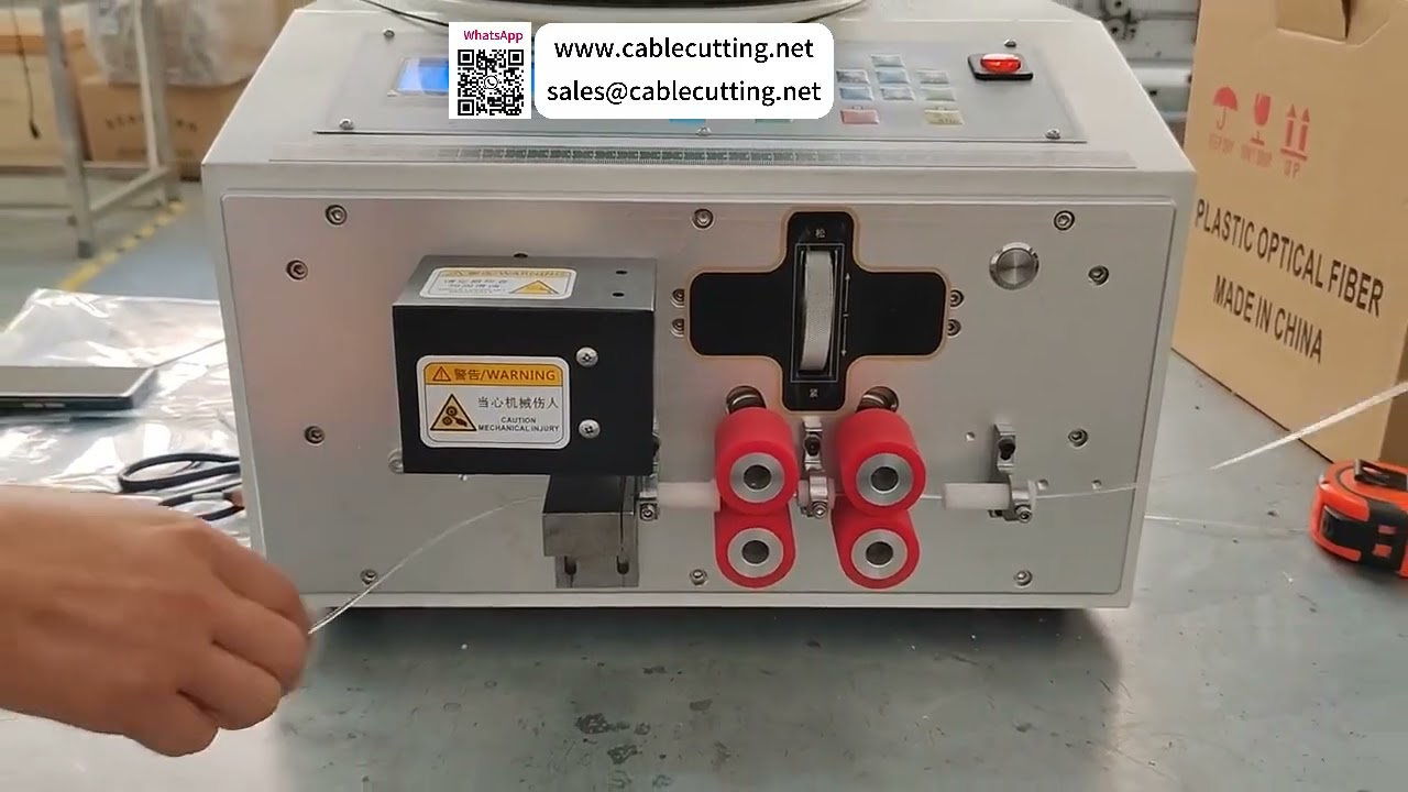 Automatische Schlauchschneidemaschine — Glasfaserschnitt ohne Längenfehler
