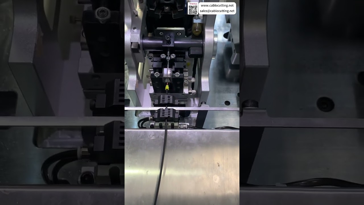 Vollautomatische Einzelcrimp- und Einzelsteckereinführungsmaschine mit einstellbarer Ausgabe, Sonderanfertigung
