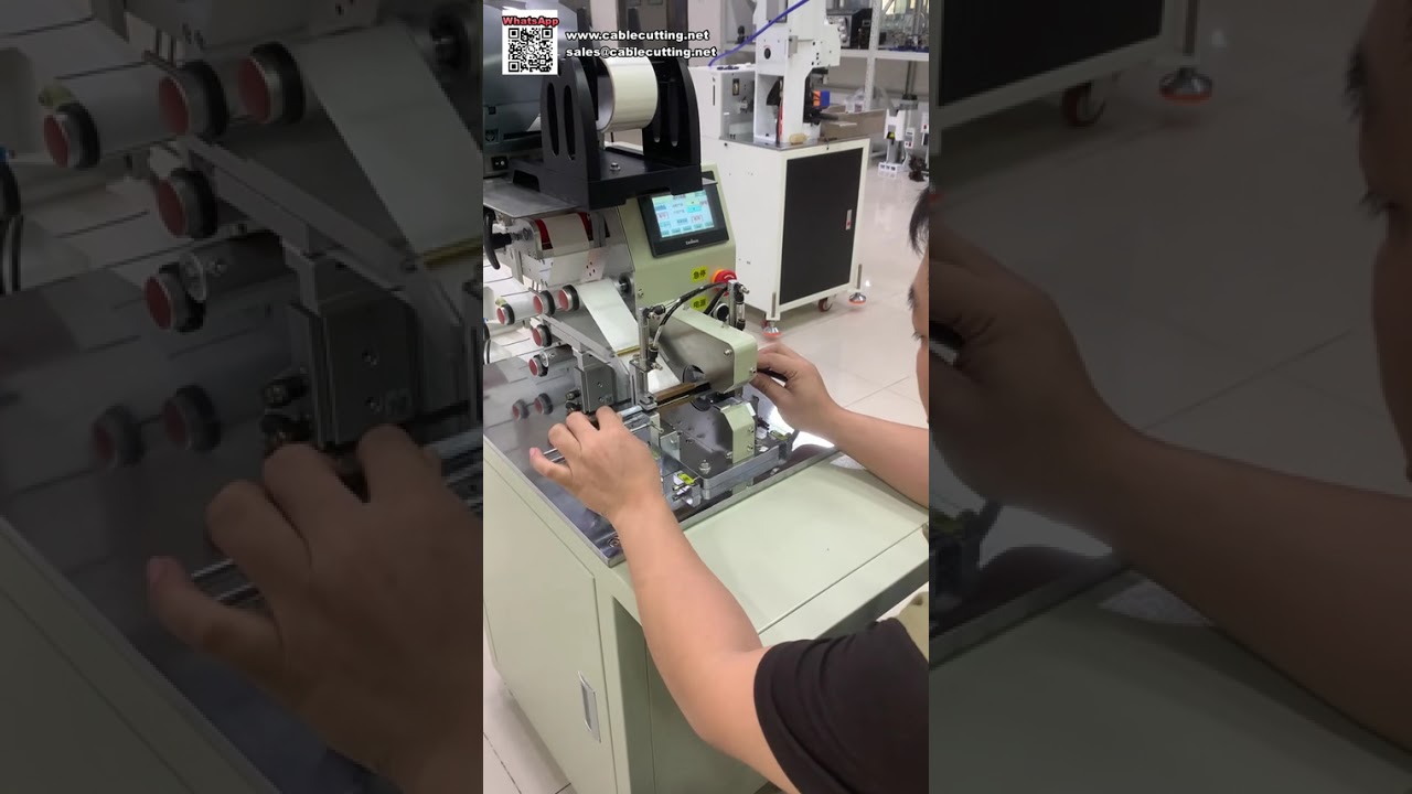 Vollautomatische Kabelbeschriftungsmaschine, Ein-Schritt-Drahtumwicklung, Eliminierung manueller Beschriftung