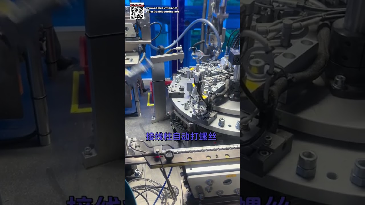 Kundenspezifische automatische Schraubmaschine für die Herstellung von Reihenklemmen