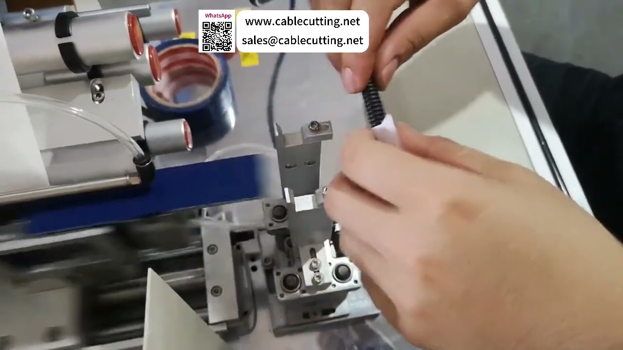 Drahtfalt-Etikettiermaschine  Hochstabile Etikettenanbringung für 12-mm-Wellrohr-Werkzeug