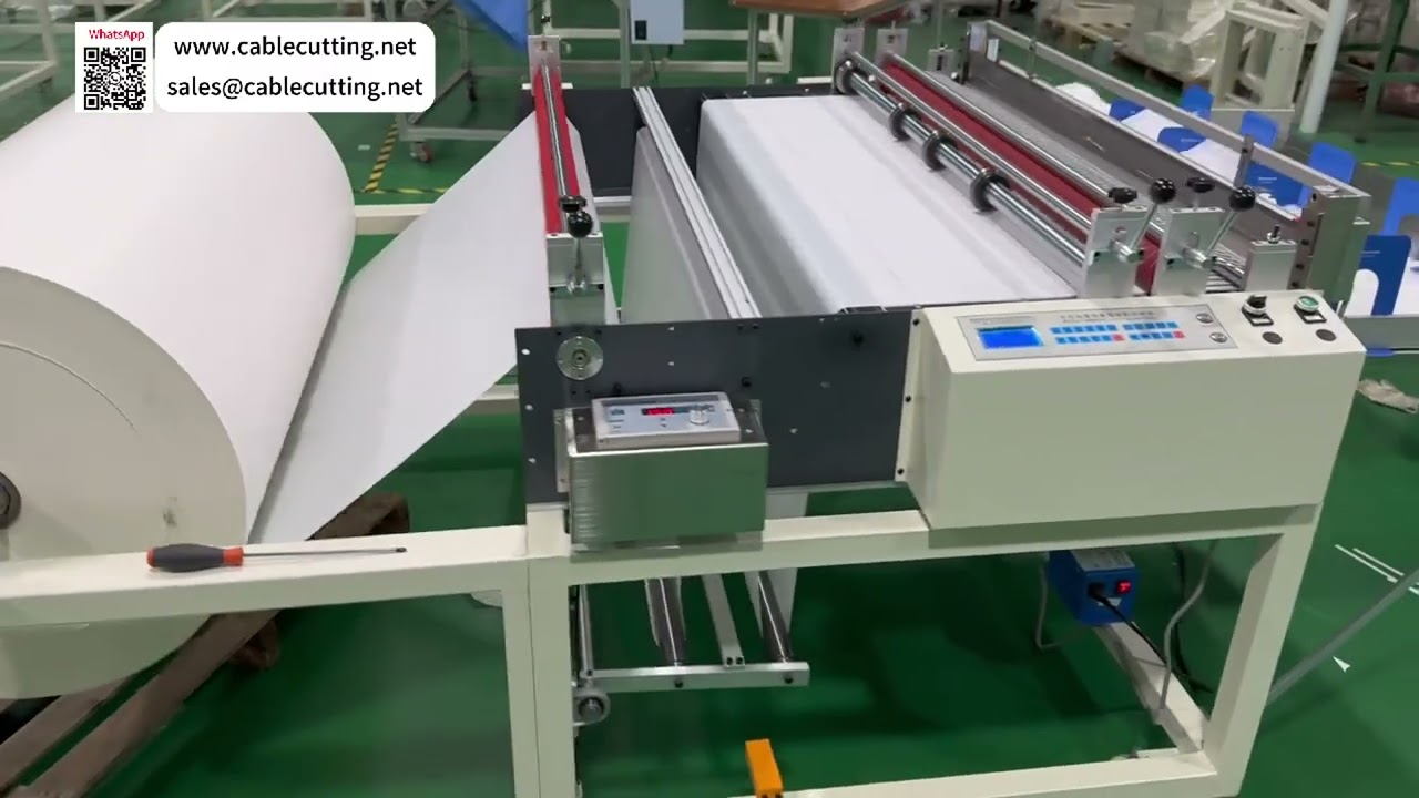 Professionelle Hochleistungs-Schneidanlage für Silikonpapier- und Kopierpapierrollen – Automatischer Bogenzuschnitt für industrielle Fertigungsstraßen