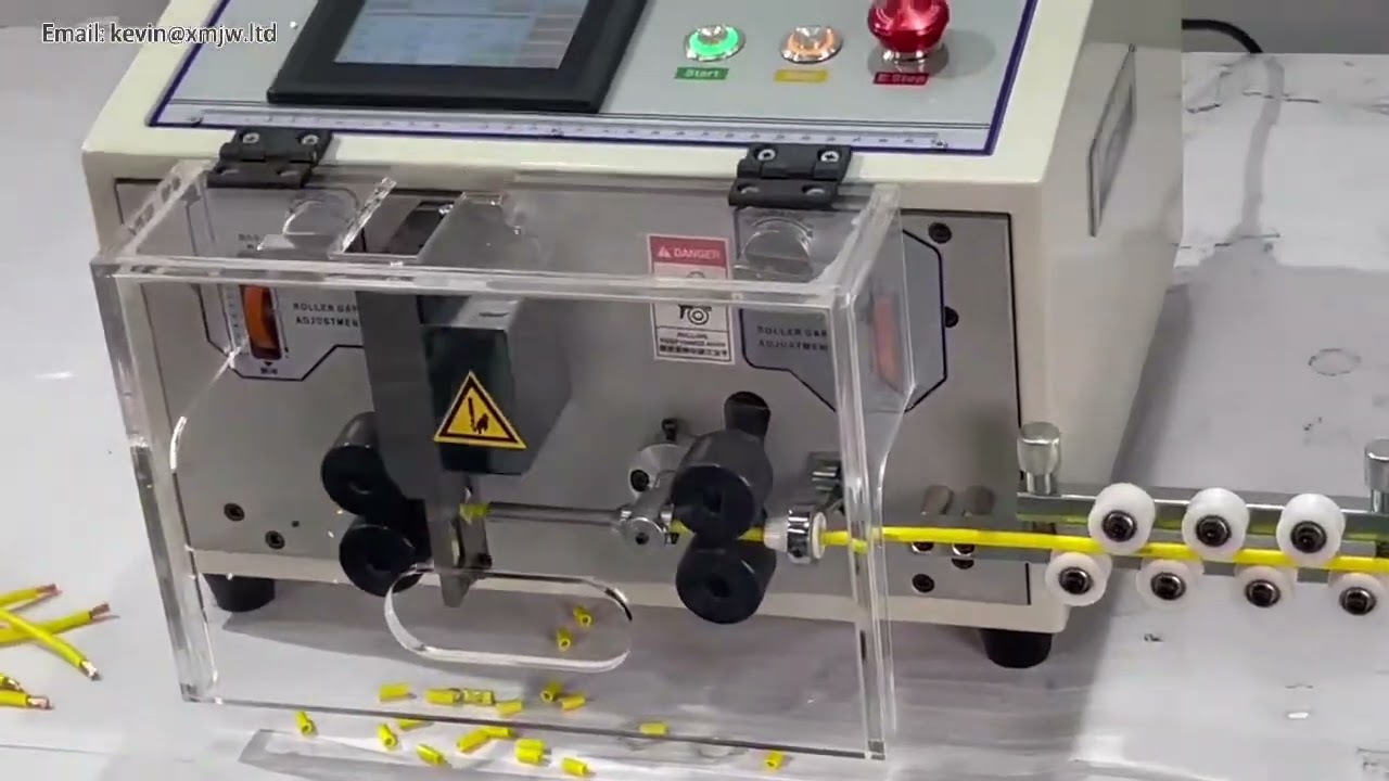 SWT508E Automatische Computer-Abisoliermaschine für Kabel von 0,1 bis 8 mm² – Präzises Schneiden, Schälen und Abisolieren