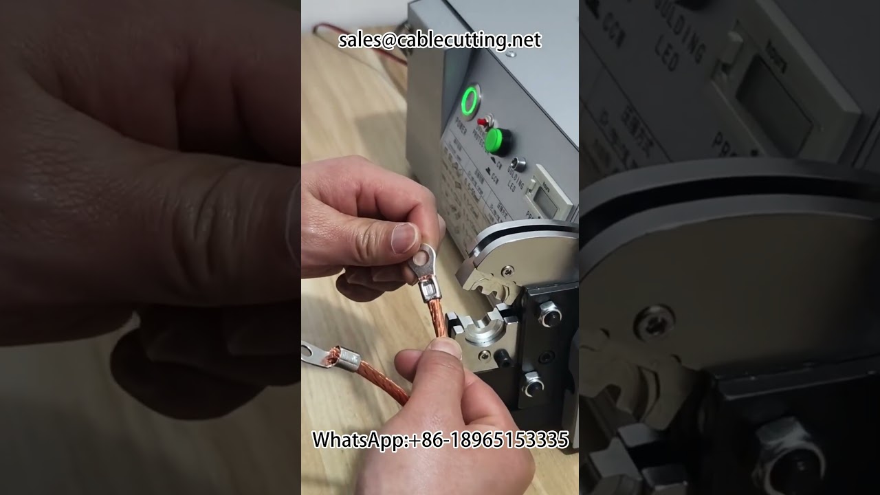 Professionelle Terminal-Crimp-Maschine mit integrierter Messung – für Kabelverarbeitung, Automobil und DIY