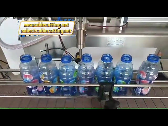 Honig, Kosmetikcreme, Ketchup, Soße & Wasser: Abfüllmaschine für Pasten & Flüssigkeiten mit Fließband