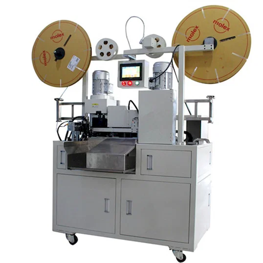 Automatische Flachkabel-Teil- und Crimpmaschine WPM-FCCM-51