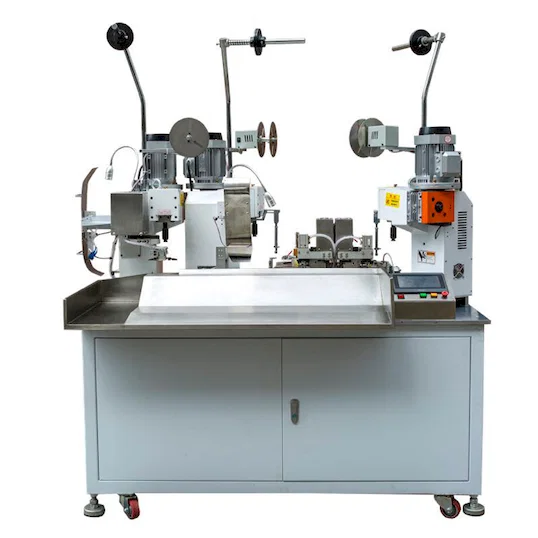 Automatische Dreifach-Endkontakt-Crimpmaschine WPM-189