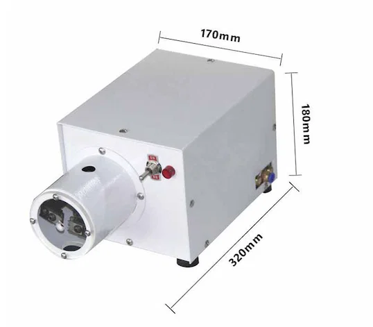 Halbautomatischer pneumatischer elektrischer Drahtabisolierer und -verzwirbler WPM-200